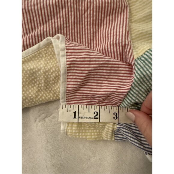 NWT Urban Outfitters BDG Women’s 3X Teagan Seersucker Shorts Colorful Patchwork - Picture 10 of 11